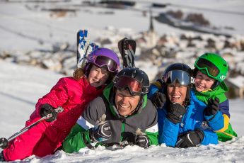 Family time in Zernez