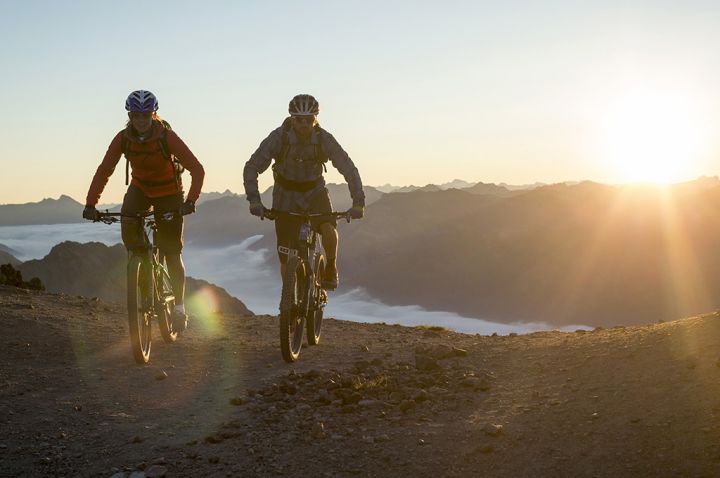 Mountain biking in Engadin